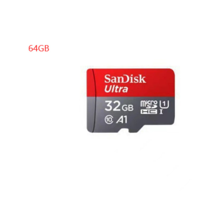 SanDisk Ultra microSDHC card on a white background