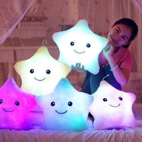LED Star Pillow