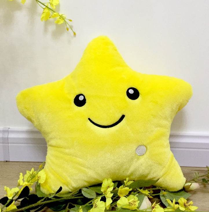 LED Star Pillow
